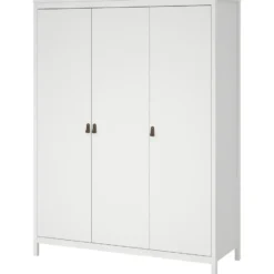 Kledingkast Madeira 3-deurs - wit - 199x150x58 cm