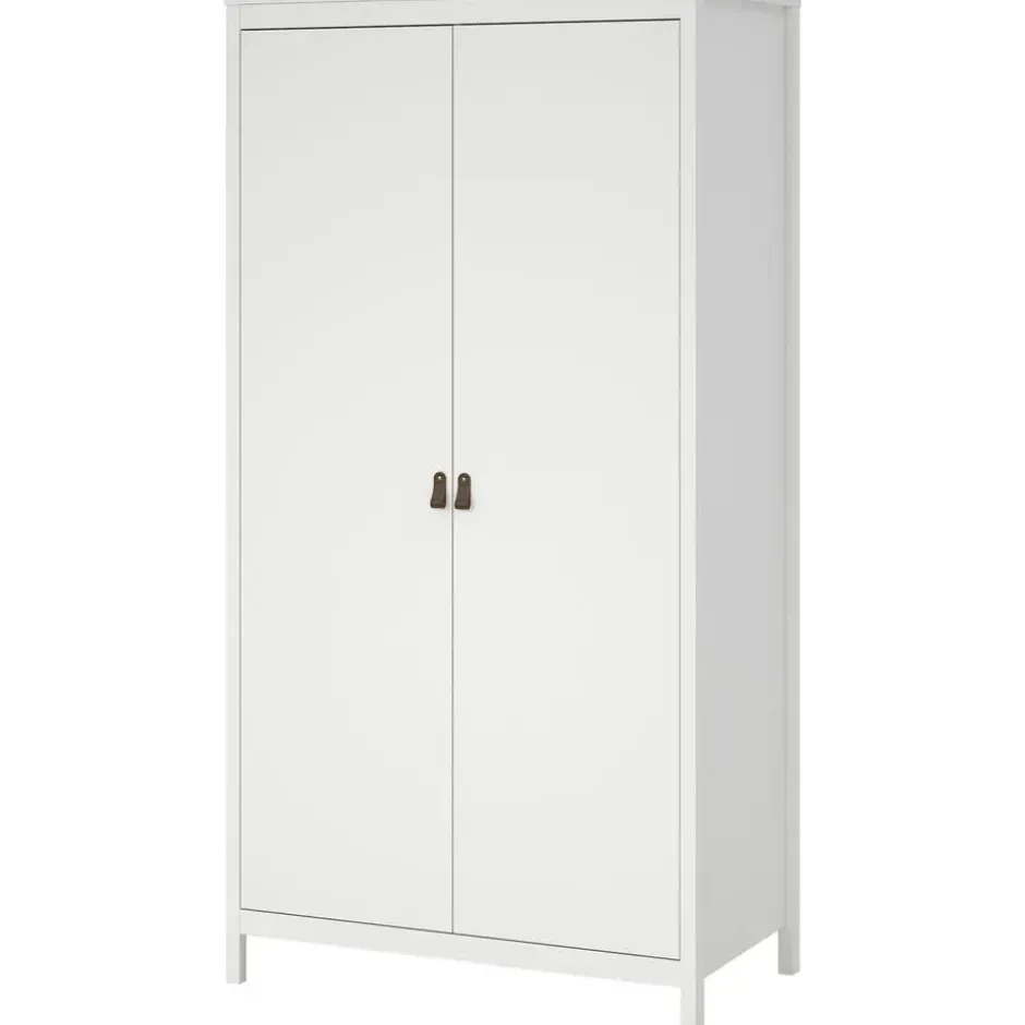Kledingkast Madeira 2-deurs - wit - 199x102x58 cm