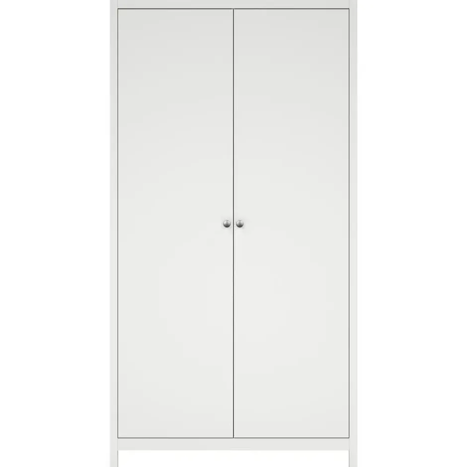 Kledingkast Madeira 2-deurs - wit - 199x102x58 cm