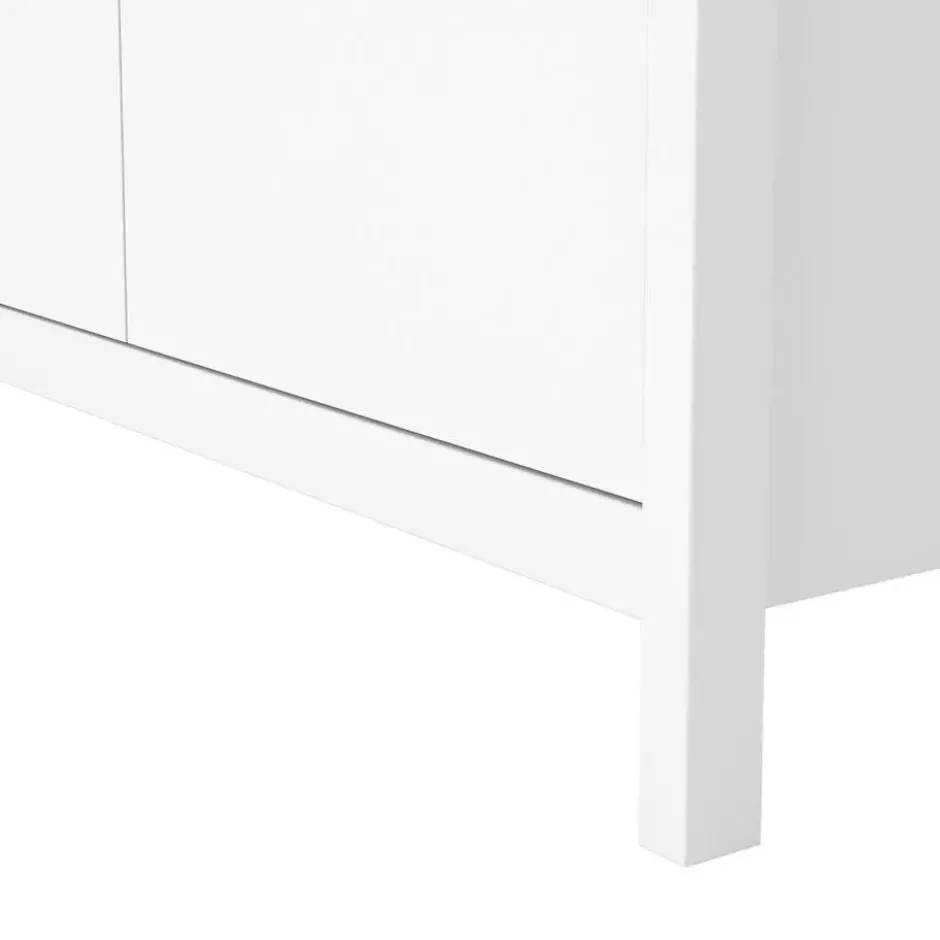 Kledingkast Madeira 2-deurs - wit - 199x102x58 cm