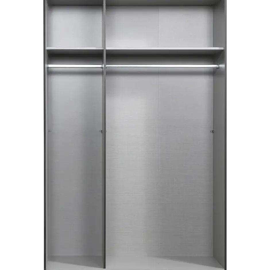 Kledingkast Milaan 3-deurs- grafiet - 208x135x58 cm