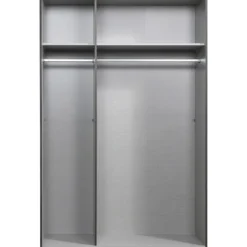 Kledingkast Milaan 3-deurs - grafiet - 236x135x58 cm