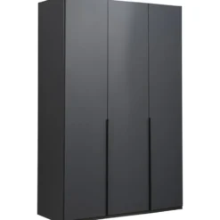 Kledingkast Milaan 3-deurs - grafiet - 236x135x58 cm