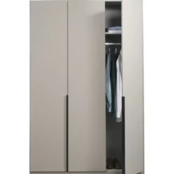 Kledingkast Milaan 3-deurs - greige - 236x135x58 cm