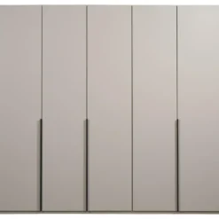 Kledingkast Milaan 5-deurs - greige - 236x225x58 cm