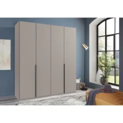 Kledingkast Milaan 4-deurs - greige -236x180x58 cm