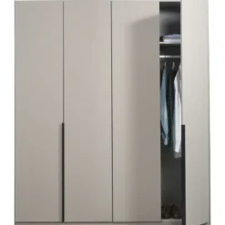 Kledingkast Milaan 4-deurs - greige -236x180x58 cm