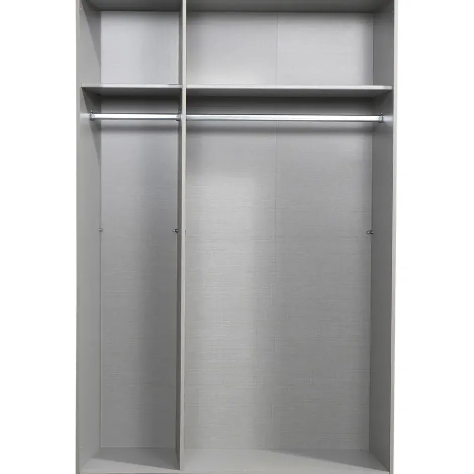 Kledingkast Milaan 3-deurs - greige - 208x135x58 cm