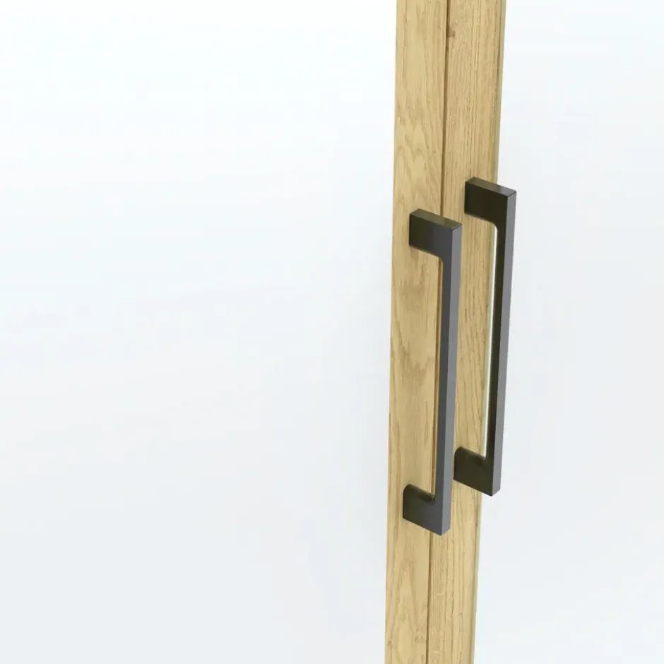 Kledingkast Penrith 4 deurs - eikenkleur - 204x181x58 cm