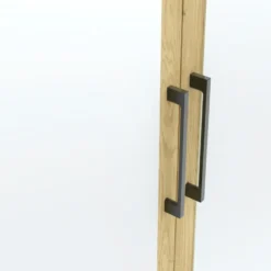 Kledingkast Penrith 3 deurs - eikenkleur - 204x145x58 cm