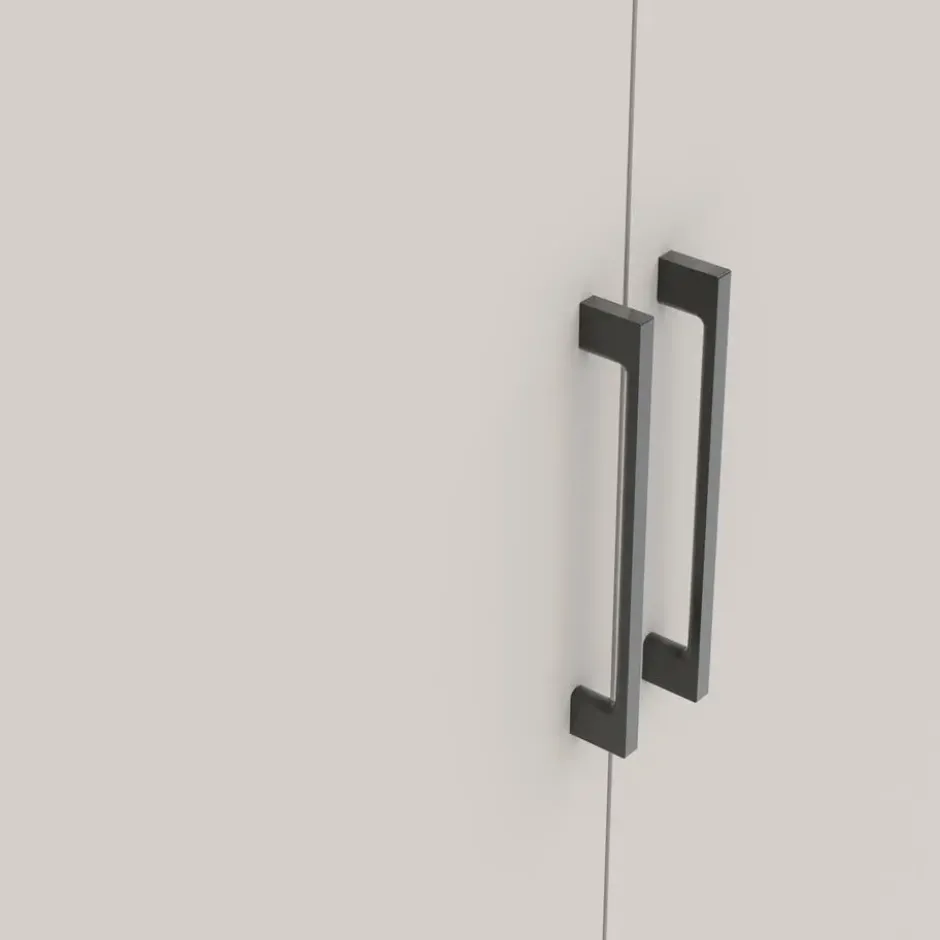 Kledingkast Penrith 3 deurs - greige - 204x145x58 cm