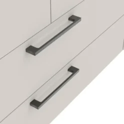 Kledingkast Penrith 4 deurs - greige - 204x181x58 cm