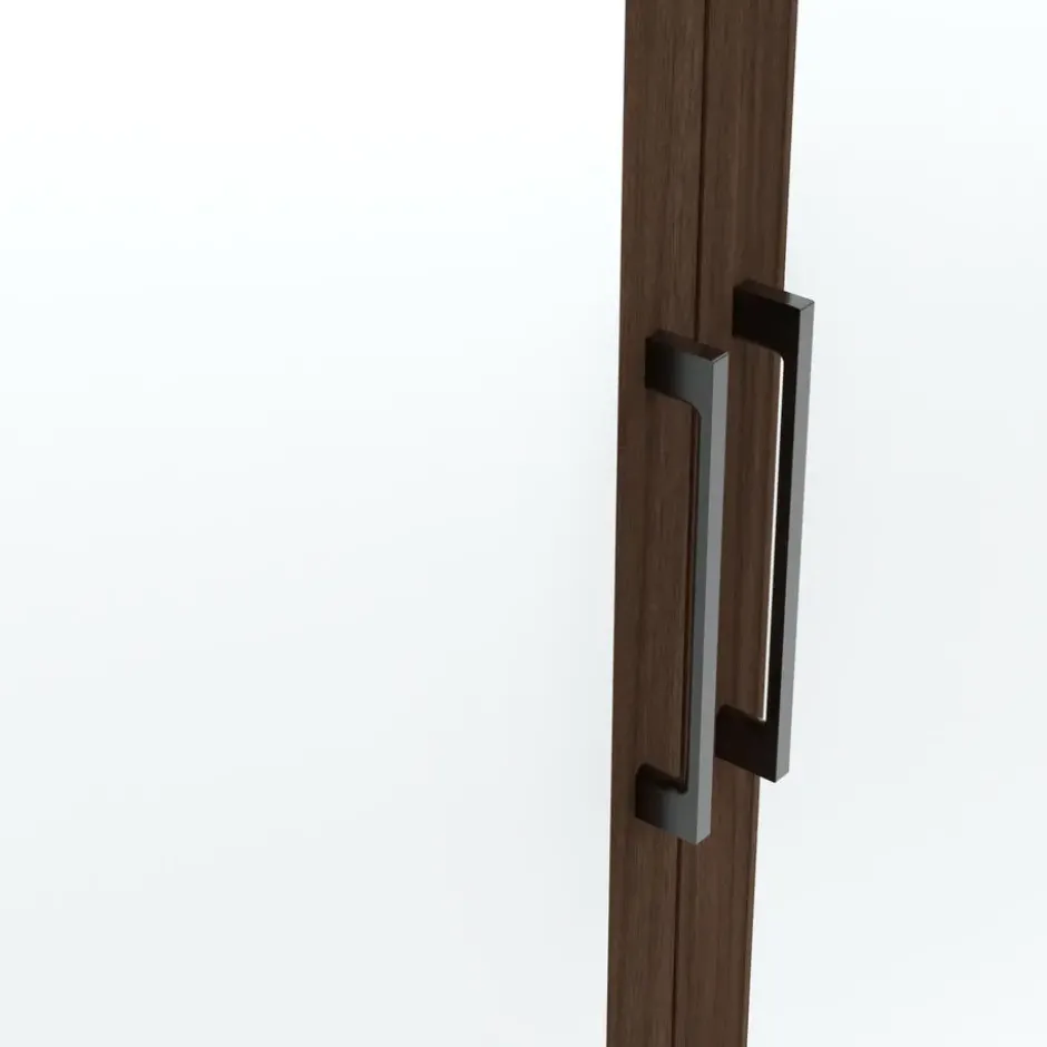 Kledingkast Penrith 4 deurs - walnoot - 204x181x58 cm