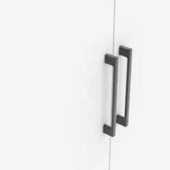 Kledingkast Penrith 3 deurs - wit - 204x145x58 cm