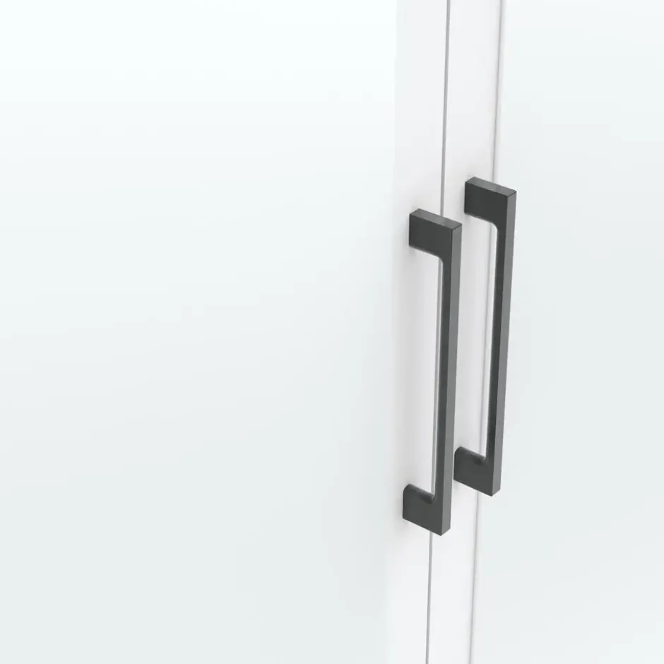 Kledingkast Penrith 4 deurs - wit - 204x181x58 cm
