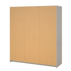 Kledingkast 2 Schuifdeuren en 3 Lades Beige - 177x60x200cm - Ylva