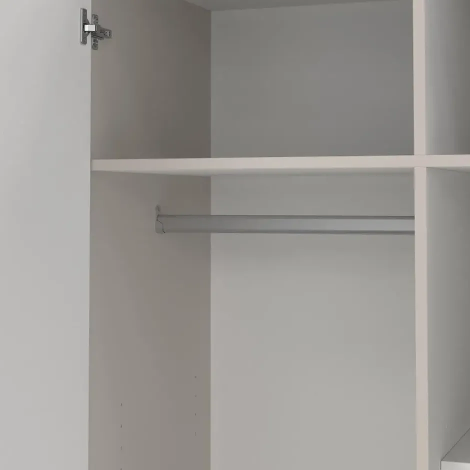 Kledingkast Sprint 2-deurs - greige - 200x98,5x50 cm