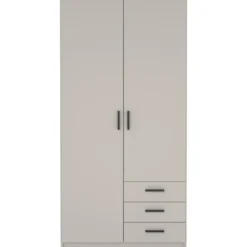 Kledingkast Sprint 2-deurs - greige - 200x98,5x50 cm