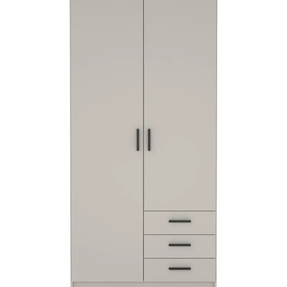 Kledingkast Sprint 2-deurs - greige - 200x98,5x50 cm