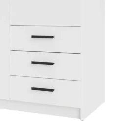 Kledingkast Sprint 2-deurs - wit - 200x98,5x50 cm