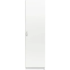Kledingkast Varia 1-deurs - wit - 175x49x50 cm