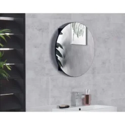 Klein badkamermeubel RURI - 48 cmx15 cmx60 cm - Zwart Hout paneel