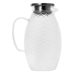 Krumble Karaf schubbenpatroon met filter en deksel - 2 L - Glas