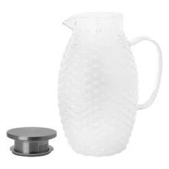 Krumble Karaf schubbenpatroon met filter en deksel - 2 L - Glas