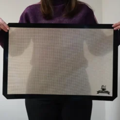 Krumble Siliconen bakmat - Silicoon - Glasvezel - Zwart - 40x60 cm