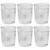 Krumble Waterglas vintage - 260 ml - Set van 6