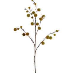 Kunstbloem Chesnuy Spray - groen - 105 cm