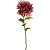 Kunstbloem Chrysantum Spray - roze - 63 cm