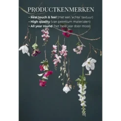Kunstbloemen - gipskruit takken - gebroken wit - 60 cm