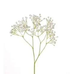 Kunstbloem - gipskruid gypsophila - takken - wit - 58 cm