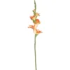 Kunstbloem Gladiolus Spray Peach - 88 cm