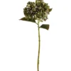 Kunstbloem Hydrangea Spray - groen - 75 cm