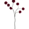 Kunstbloem Pompom - bordeaux - 97 cm