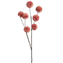 Kunstbloem Pompom oudroze - 97 cm