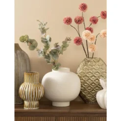 Kunstbloem Pompom oudroze - 97 cm