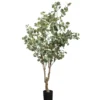 Kunstplant Eucalyptus in pot - groen - 180 cm