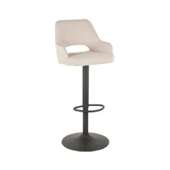 LABEL51 - Barstoel Fer - Beige - 52x50x110cm
