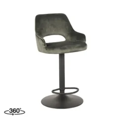 LABEL51 - Barstoel Fer - Hunter - 52x50x110cm