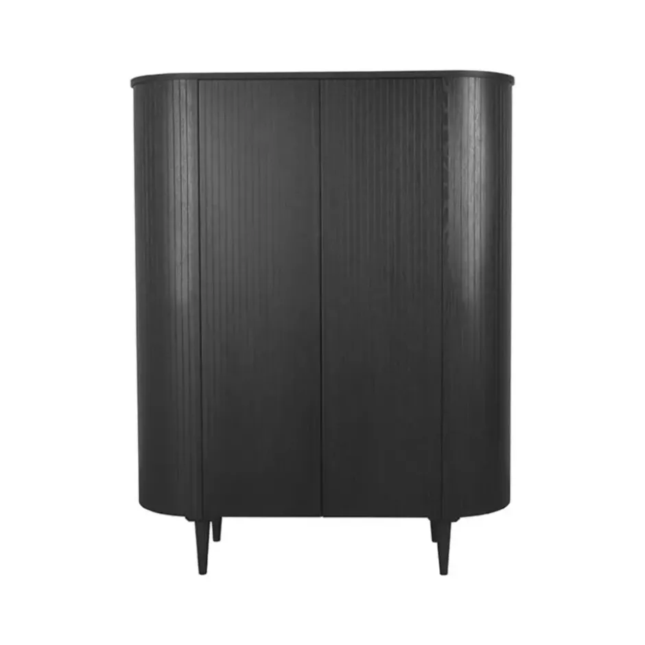 LABEL51 - Bergkasten Oliva - Zwart - 47x125x158cm