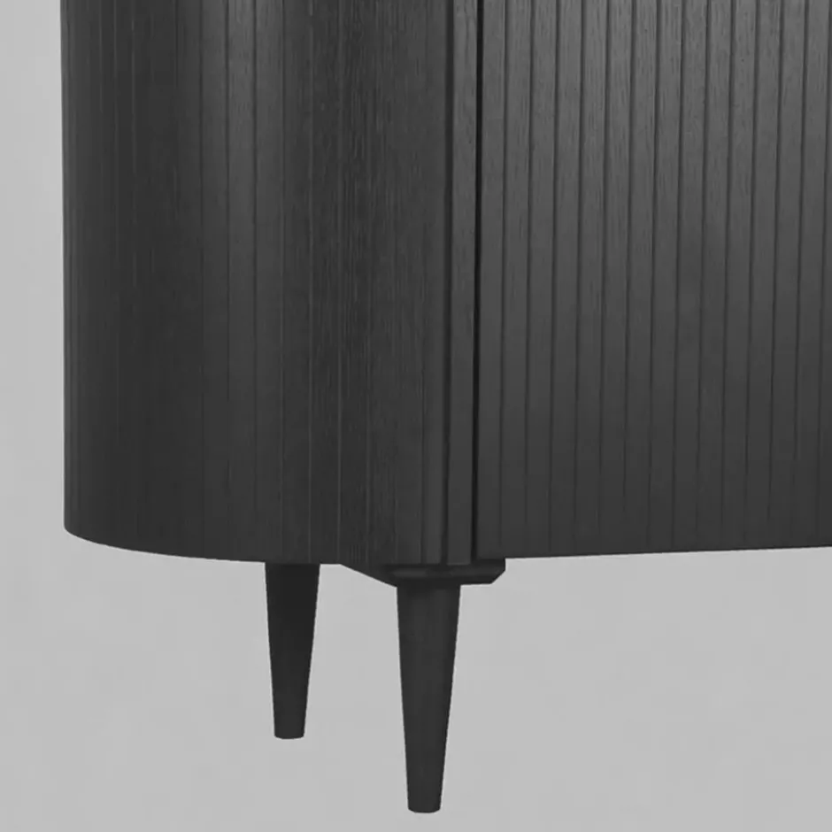 LABEL51 - Bergkasten Oliva - Zwart - 47x125x158cm