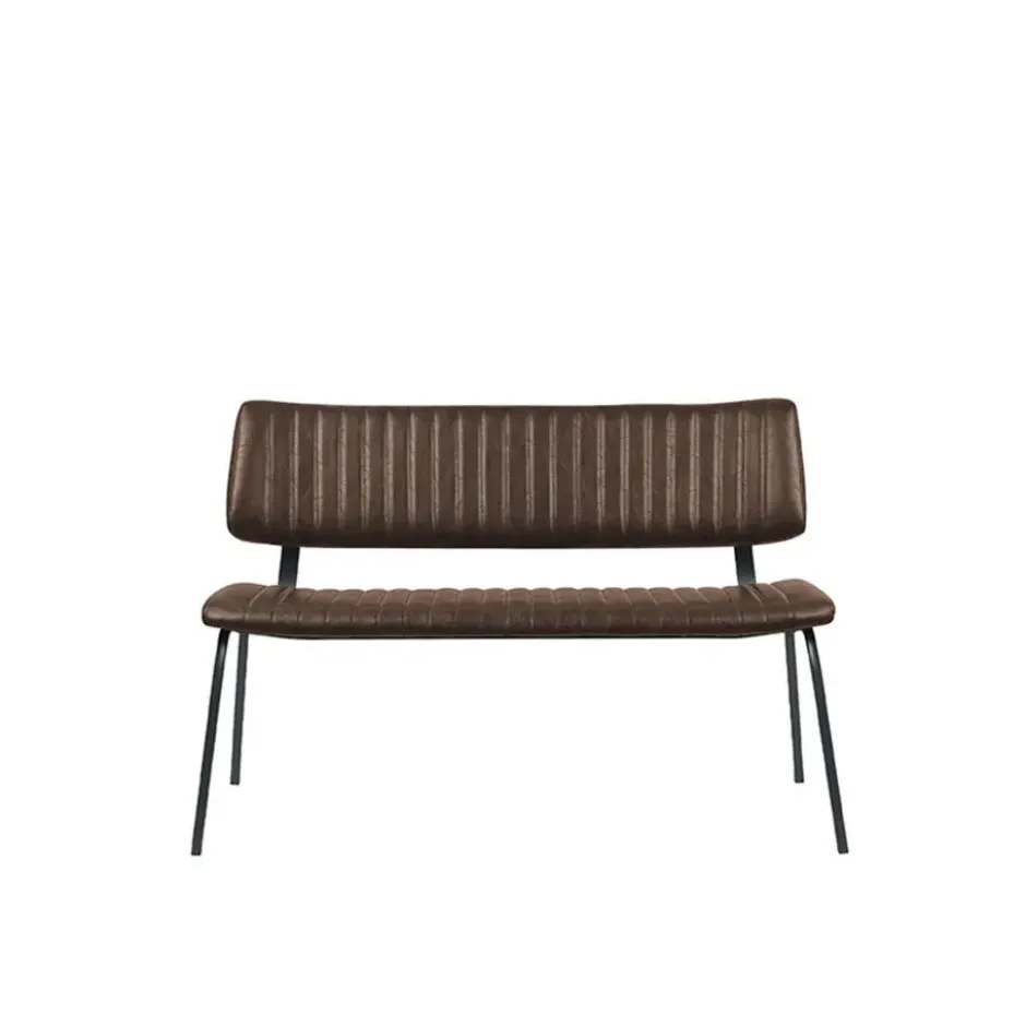 LABEL51 - Eetkamerbanken Gusto - Bruin - 63x120x81cm