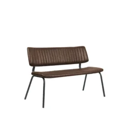 LABEL51 - Eetkamerbanken Gusto - Bruin - 63x120x81cm