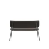 LABEL51 - Eetkamerbanken Gusto - Donkerbruin - 63x120x81cm