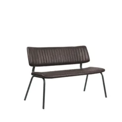 LABEL51 - Eetkamerbanken Gusto - Donkerbruin - 63x120x81cm
