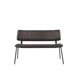 LABEL51 - Eetkamerbanken Gusto - Donkerbruin - 63x120x81cm