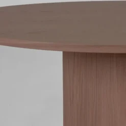 LABEL51 - Eetkamertafel Oliva - Walnoot - 130x130x75cm